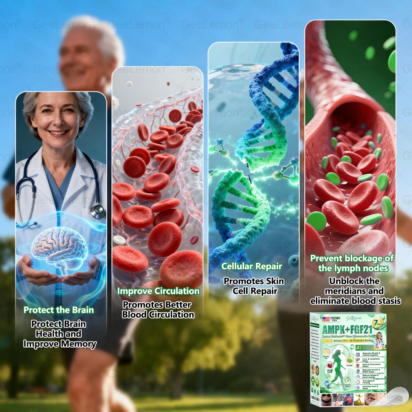 𝑶𝒇𝒇𝒊𝒄𝒊𝒂𝒍 𝑺𝒕𝒐𝒓𝒆 | 👩‍⚕️🎁𝐆𝐄𝐄𝐋𝐄𝐌𝐎𝐍® 𝐌𝐨𝐫𝐢𝐧𝐠𝐚 · 𝐀𝐌𝐏𝐊+𝐅𝐆𝐅𝟐𝟏 𝐍𝐚𝐧𝐨 𝐌𝐢𝐜𝐫𝐨𝐧𝐞𝐞𝐝𝐥𝐞 𝐏𝐚𝐭𝐜𝐡🇺🇸 (Just once a day, visible changes in 7 days) ✅ For obesity, loose skin, diabetes, and more.