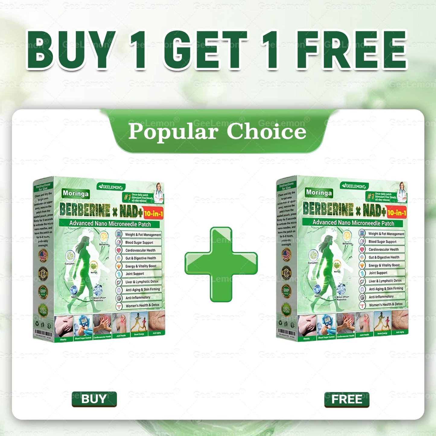 ✅𝐆𝐞𝐞𝐋𝐞𝐦𝐨𝐧® 𝐌𝐨𝐫𝐢𝗻𝗴𝗮 · 𝐁𝐞𝐫𝐛𝗲𝗿𝗶𝗻𝗲 × 𝗡𝗔𝗗+ 𝟏𝟎 𝐢𝐧 𝟏 𝐀𝐝𝐯𝐚𝐧𝐜𝐞𝐝 𝗡𝗮𝗻𝗼 𝗠𝗶𝗰𝗿𝗼𝗻𝐞𝐞𝐝𝐥𝐞 𝐏𝐚𝐭𝗰𝗵👩‍⚕️👩‍⚕️(Just once a day, visible changes in 7 days) ✅ For obesity, loose skin, diabetes, and more.